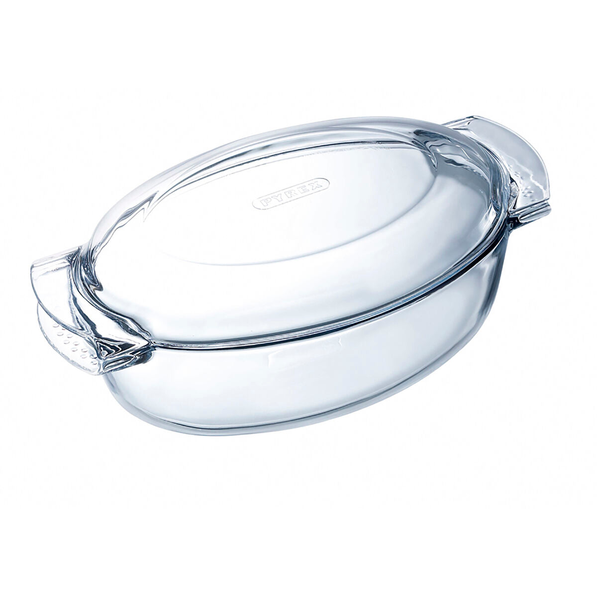 Pirofila da Forno Pyrex Classic Con coperchio Ovalada 39 x 23 x 15 cm Trasparente Vetro (3 Unità)