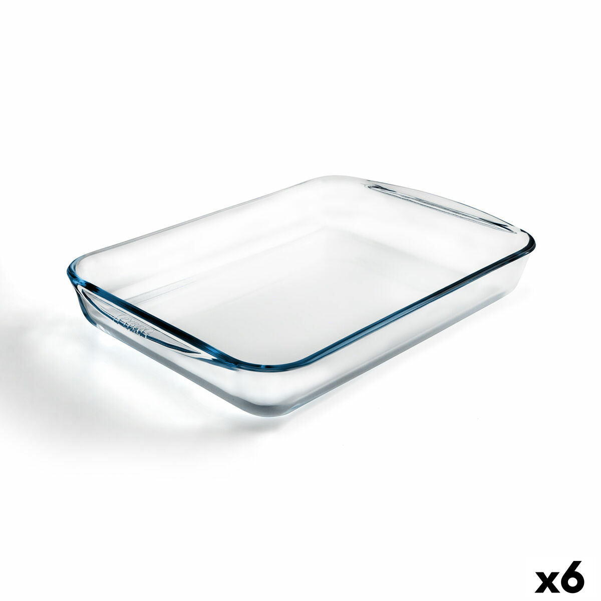 Pirofila da Forno Pyrex Classic Vidrio Rettangolare Trasparente Vetro 6 Unità 40 x 27 x 6 cm
