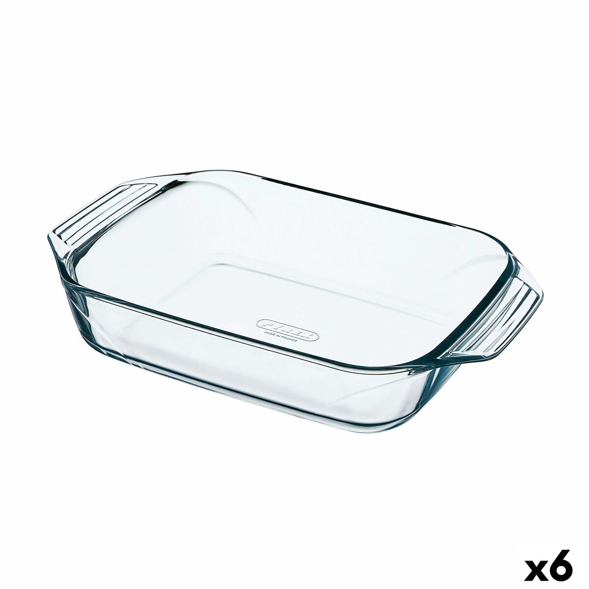 Pirofila da Forno Pyrex Irresistible Rettangolare 31,5 x 19,7 x 6,4 cm Trasparente Vetro (6 Unità)