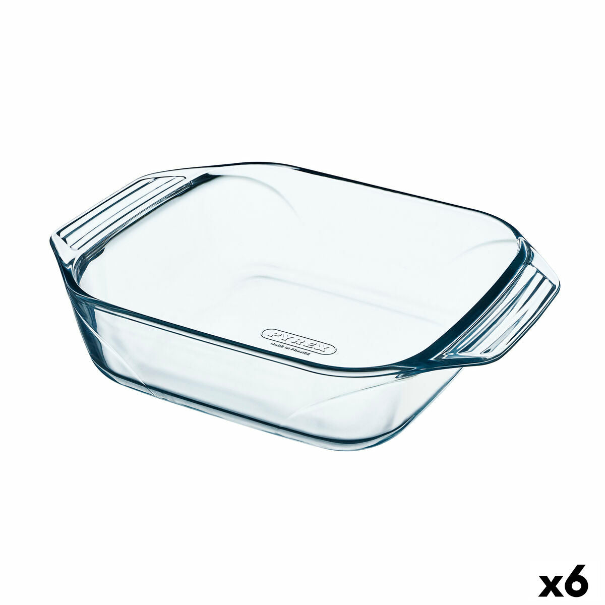 Teglia da Cucina Pyrex Irresistible Quadrato 29,2 x 22,7 x 6,8 cm Trasparente Vetro (6 Unità)