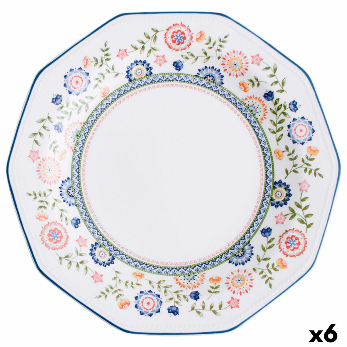 Piatto Piano Churchill Bengal Ceramica servizio di piatti (Ø 27 cm) (6 Unità)