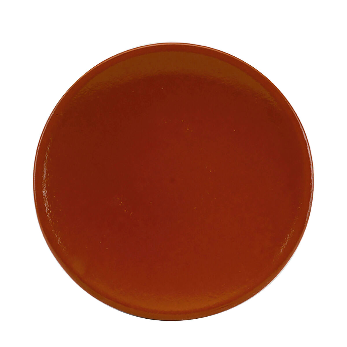 Piatto Raimundo Rifrattore Argilla cotta Ceramica Marrone (22 cm) (12 Unità)