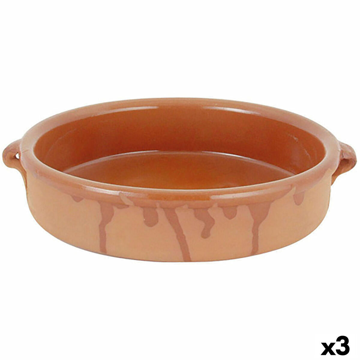 Pentola Ceramica Marrone (Ø 28 cm) (3 Unità)