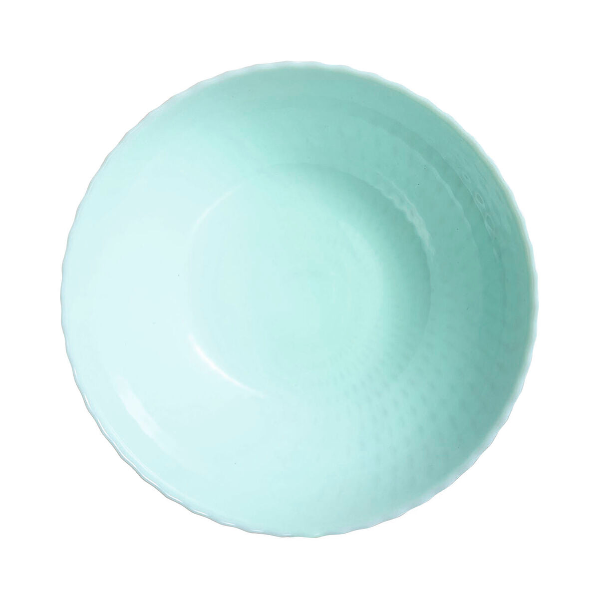 Piatto Fondo Luminarc Pampille Turchese Vetro (20 cm) (24 Unità)