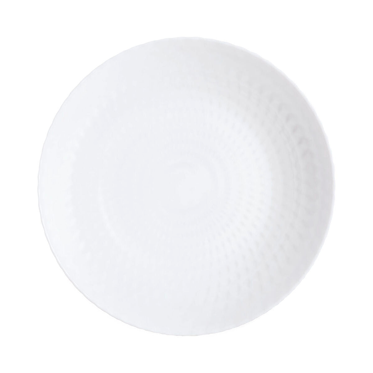 Piatto Fondo Luminarc Pampille Bianco Vetro (20 cm) (24 Unità)