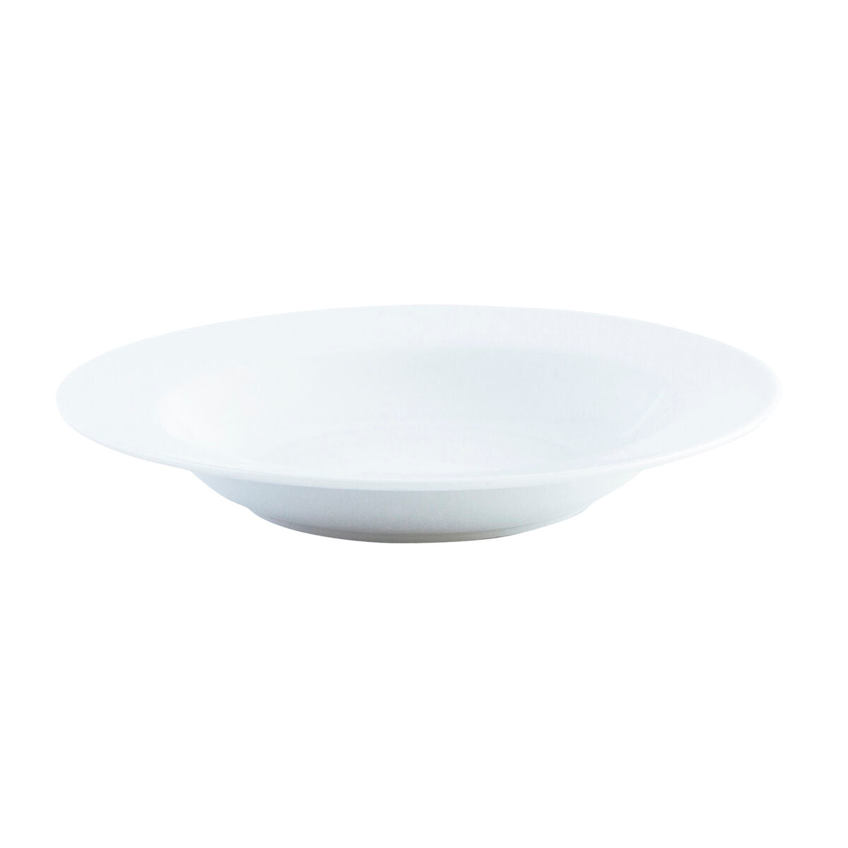 Piatto Fondo Quid Basic Ceramica Bianco (ø 21,5 cm) (12 Unità)