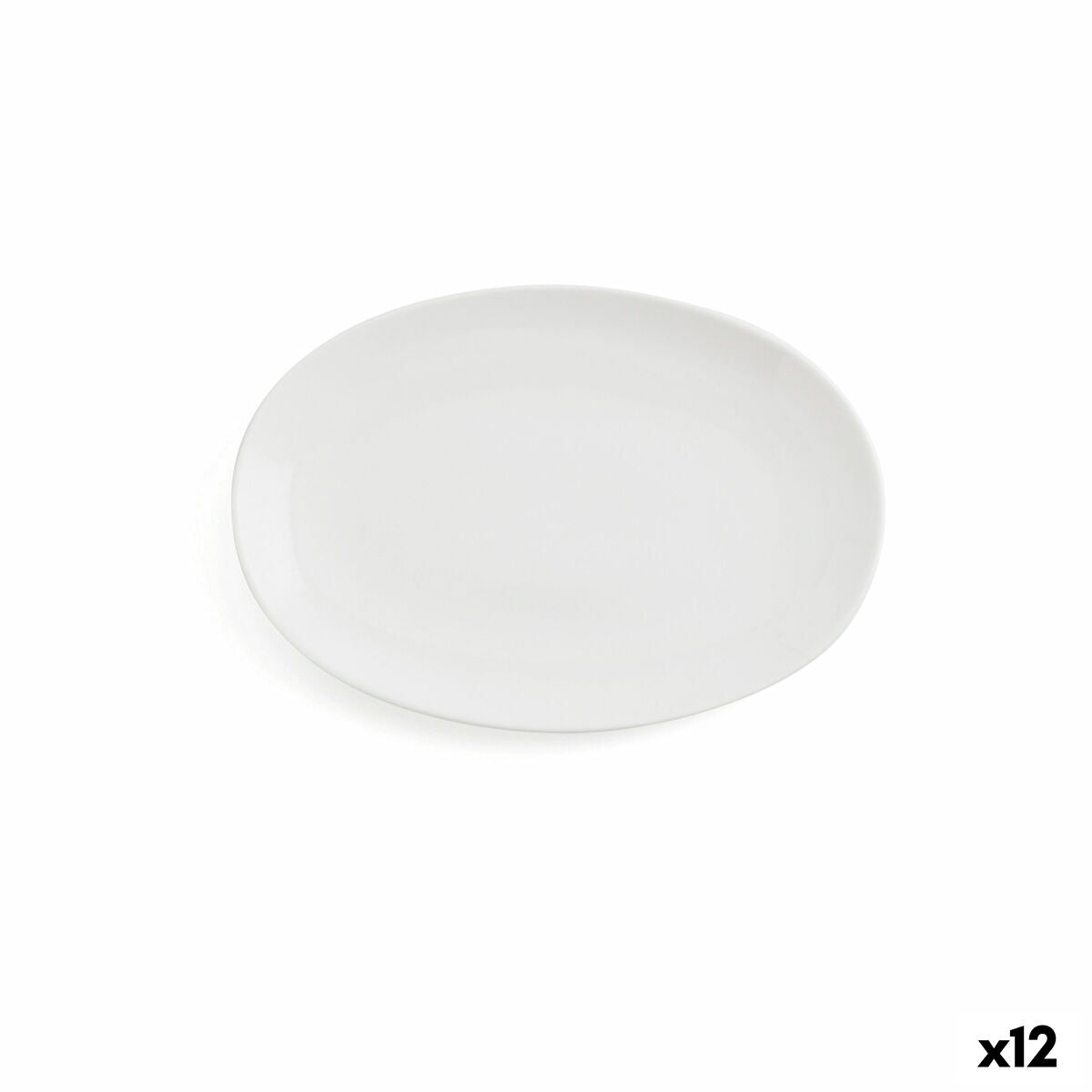 Teglia da Cucina Ariane Vital Coupe Ovale Ceramica Bianco (Ø 21 cm) (12 Unità)