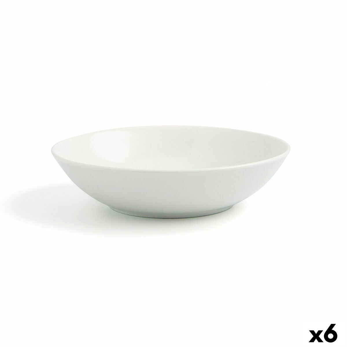 Piatto Fondo Ariane Vital Coupe Ceramica Bianco (Ø 21 cm) (6 Unità)