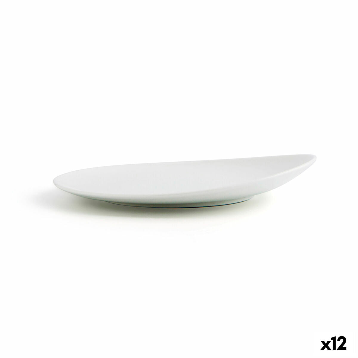 Piatto Piano Ariane Vital Coupe Ceramica Bianco (Ø 21 cm) (12 Unità)