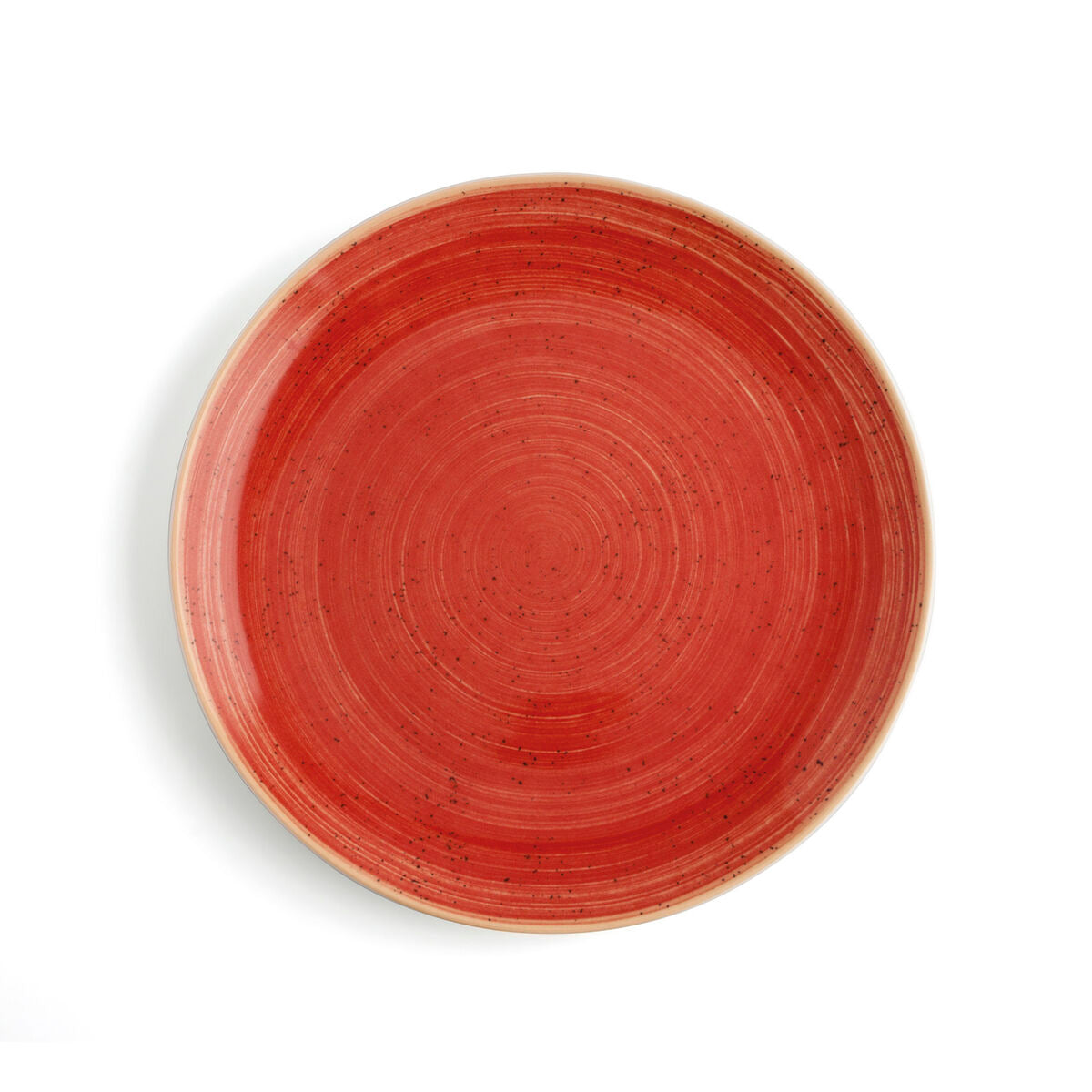 Piatto Piano Ariane Terra Ceramica Rosso (Ø 31 cm) (6 Unità)