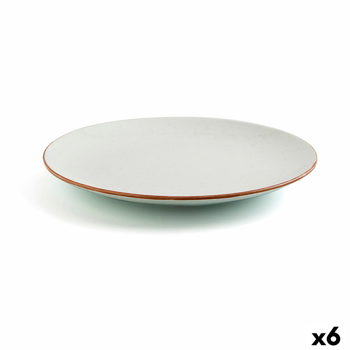 Piatto Piano Ariane Terra Ceramica Beige (Ø 31 cm) (6 Unità)