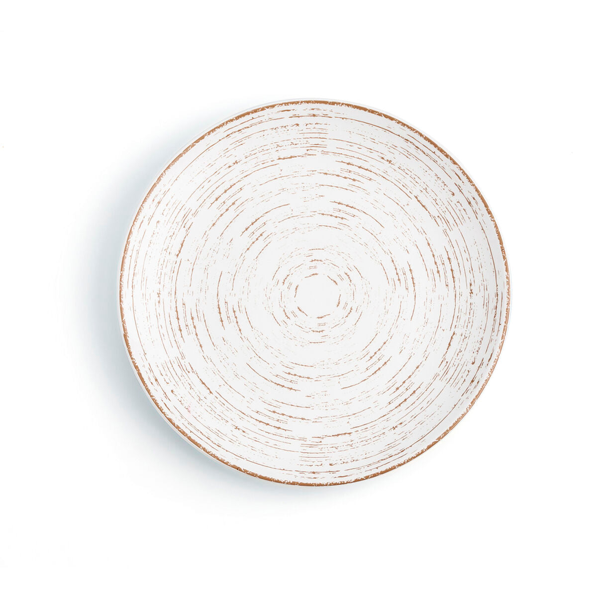 Piatto Piano Ariane Tornado Ceramica Bicolore (Ø 18 cm) (12 Unità)