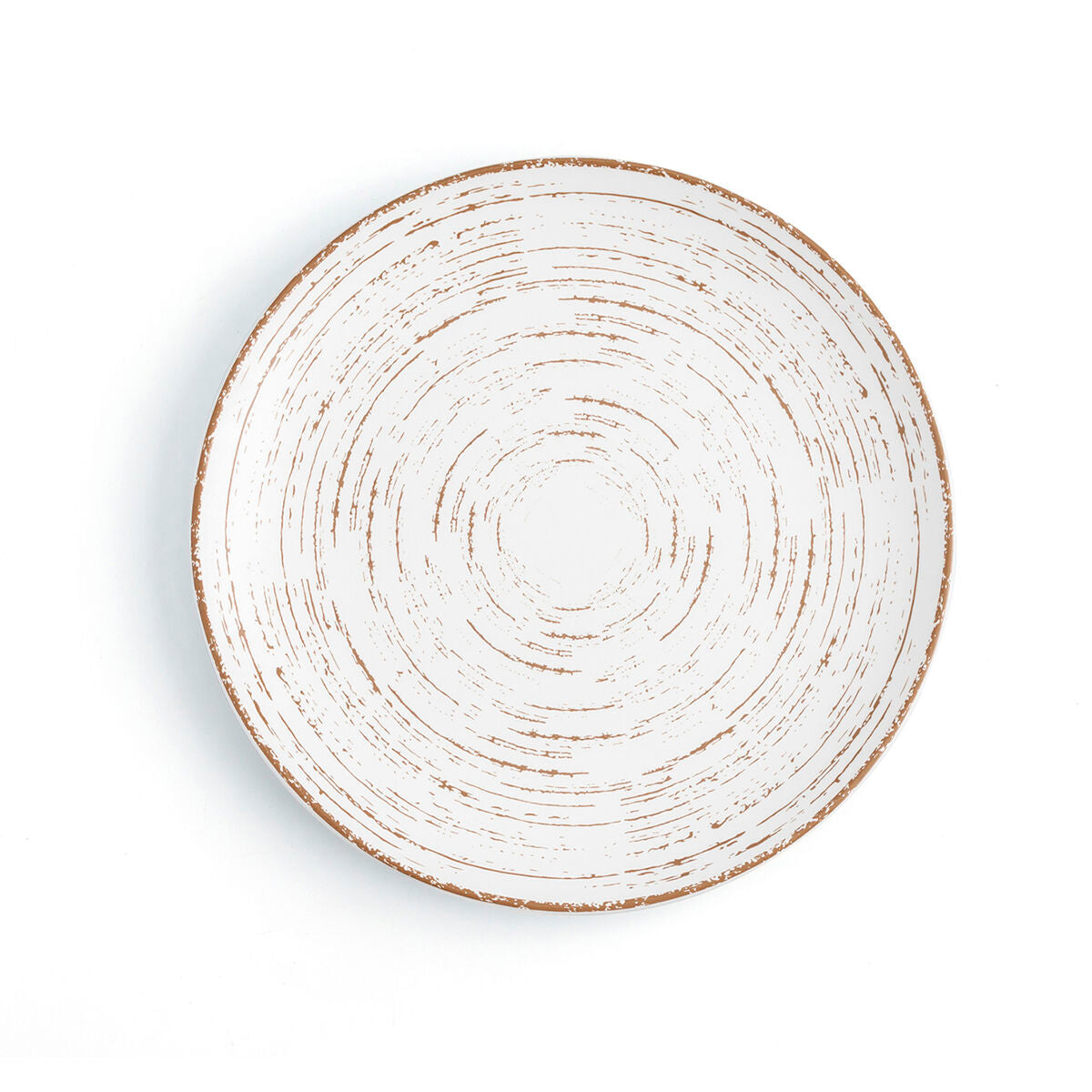 Piatto Piano Ariane Tornado Ceramica Bicolore (Ø 21 cm) (12 Unità)