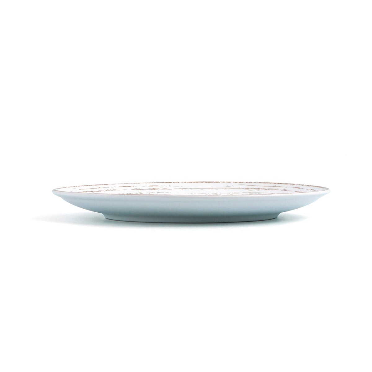 Piatto Piano Ariane Tornado Ceramica Bicolore (Ø 21 cm) (12 Unità)