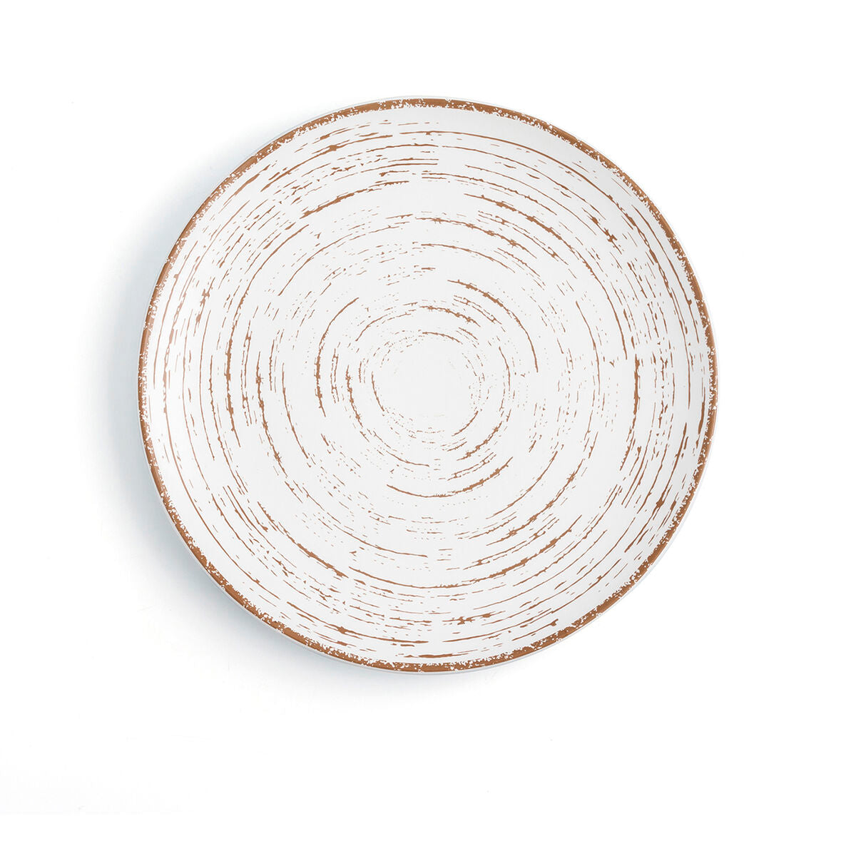 Piatto Piano Ariane Tornado Ceramica Bicolore (24 cm) (6 Unità)