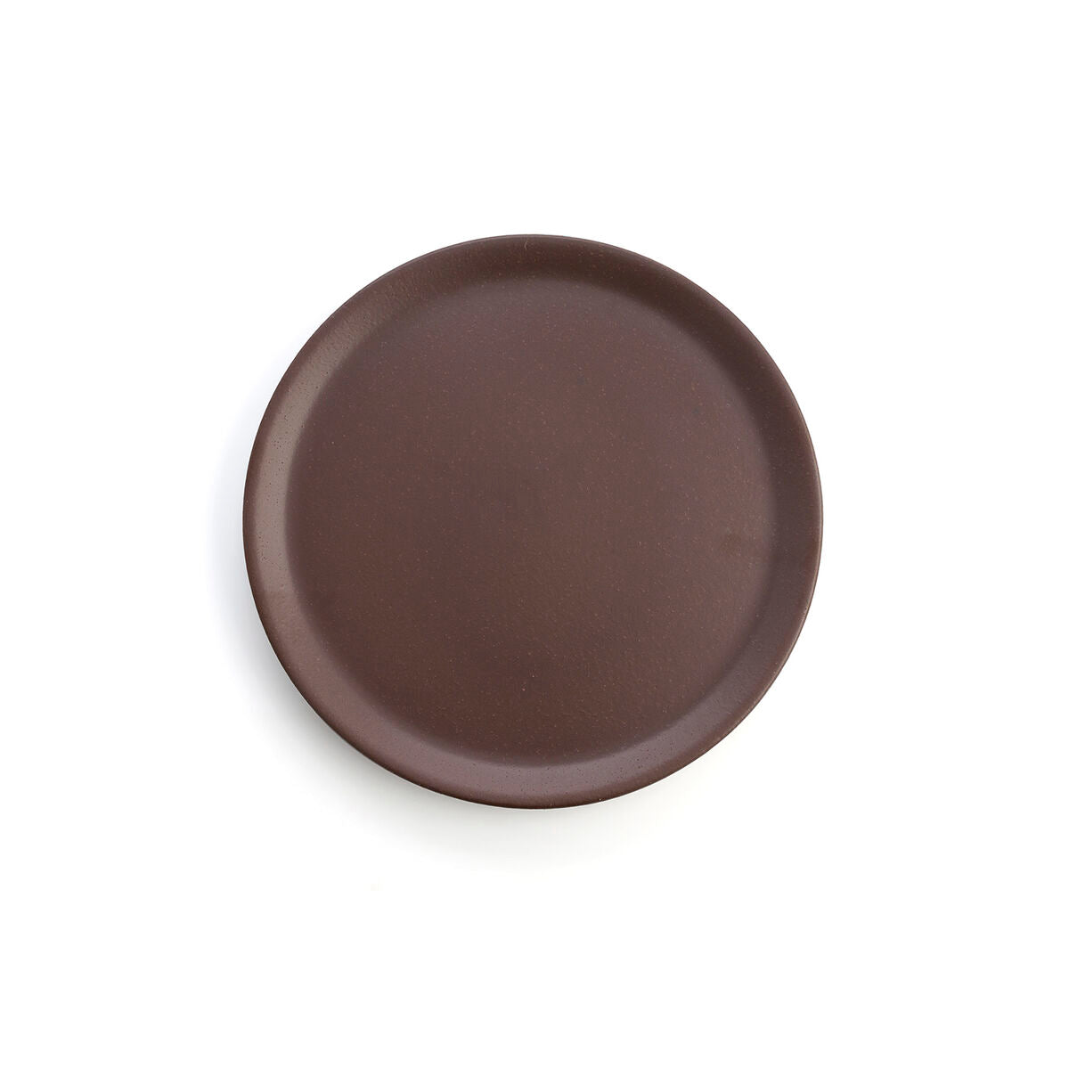 Piatto Piano Anaflor Vulcano Carne Argilla cotta Marrone Ø 31 cm (8 Unità)