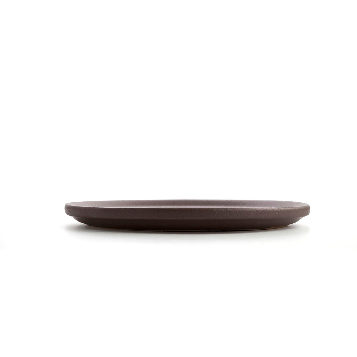 Piatto Piano Anaflor Vulcano Carne Argilla cotta Marrone Ø 31 cm (8 Unità)
