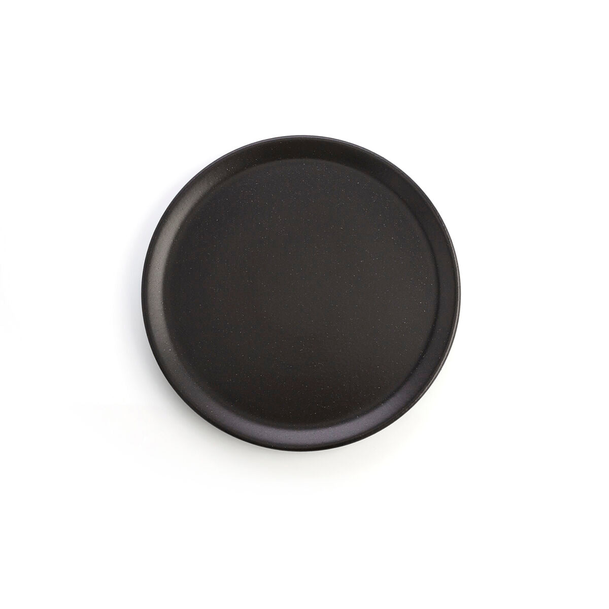 Piatto Piano Anaflor Vulcano Carne Argilla cotta Nero Ø 31 cm (8 Unità)