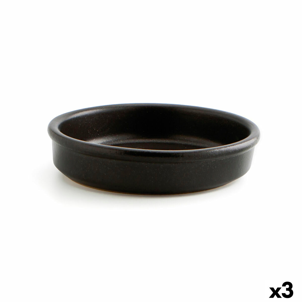 Pentola Anaflor Vulcano Argilla cotta Nero Ø 21 cm (3 Unità)