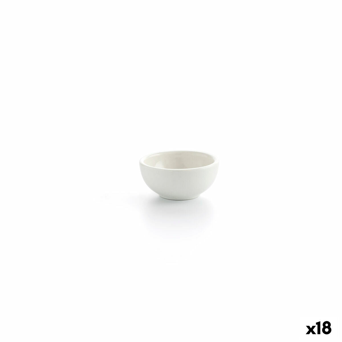 Ciotola Ariane Alaska Mini Ceramica Bianco (5,6 x 2,6 cm) (18 Unità)