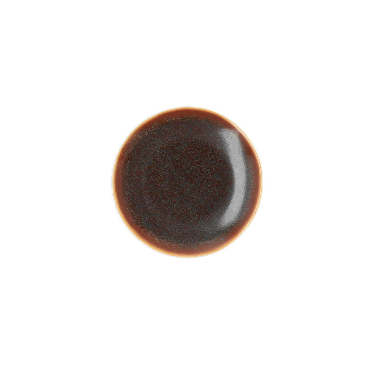 Piatto Piano Ariane Decor Ceramica Marrone (Ø 15 cm) (24 Unità)