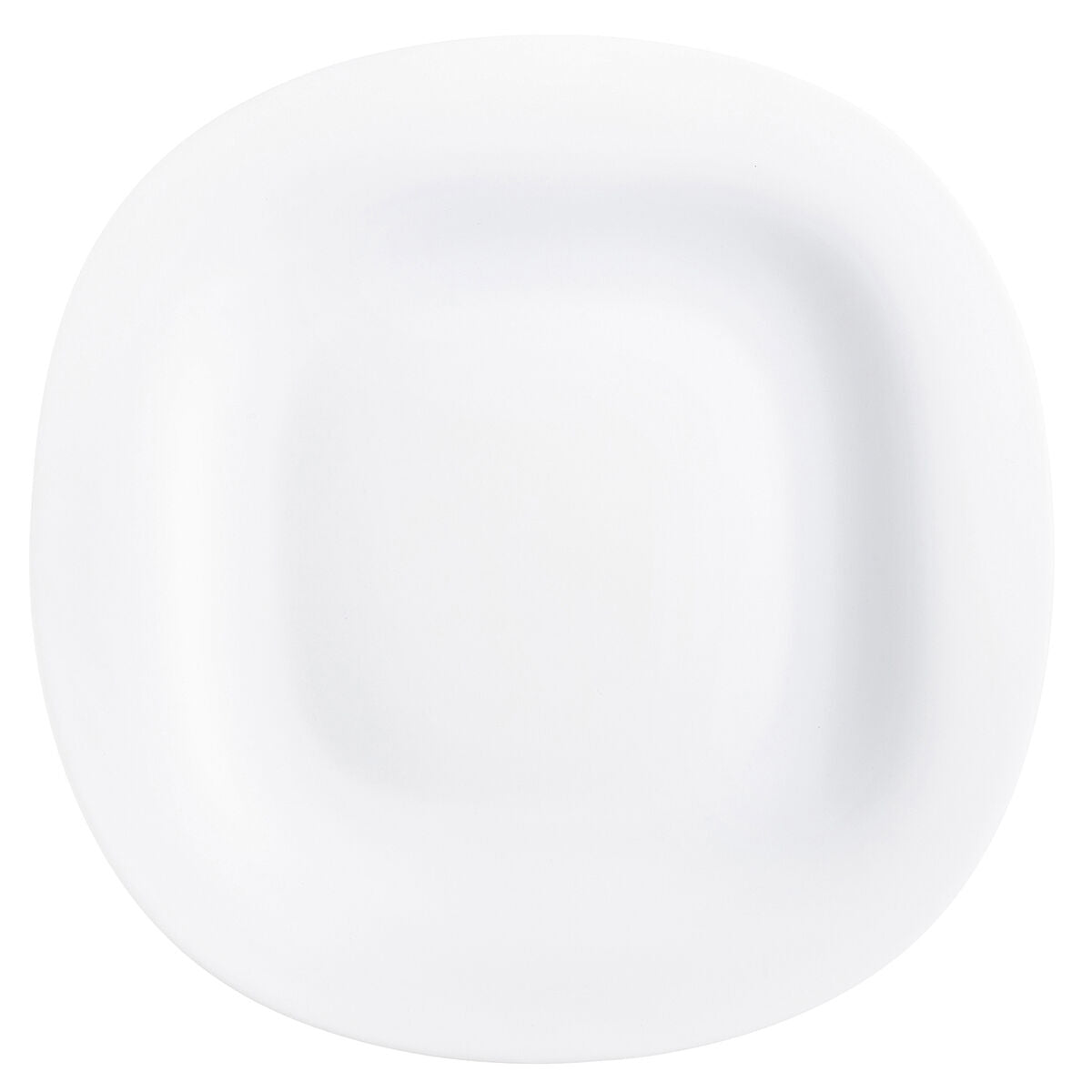 Piatto Piano Luminarc Carine Bianco Vetro (Ø 26 cm) (24 Unità)