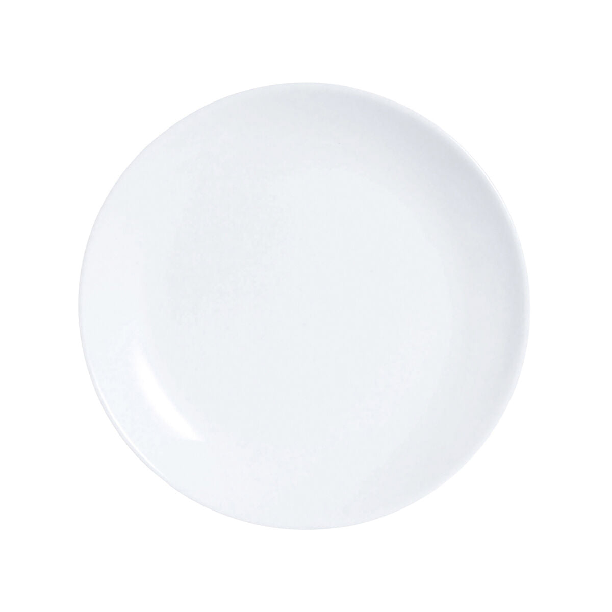 Piatto da Dolce Luminarc Diwali Bianco Vetro (19 cm) (24 Unità)