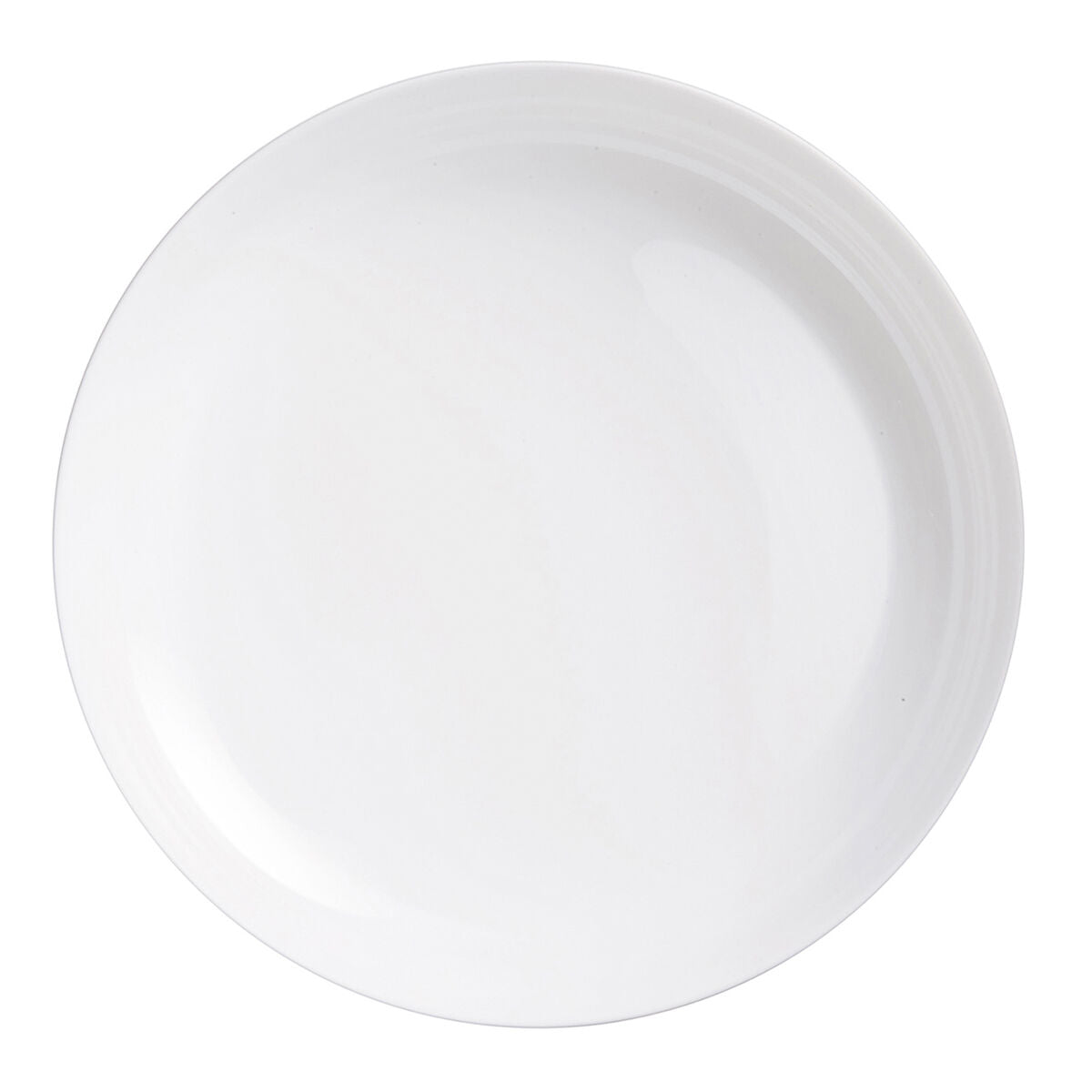 Portafrutta Luminarc Diwali Rotondo Bianco Vetro (30 x 7 cm) (5 Unità)