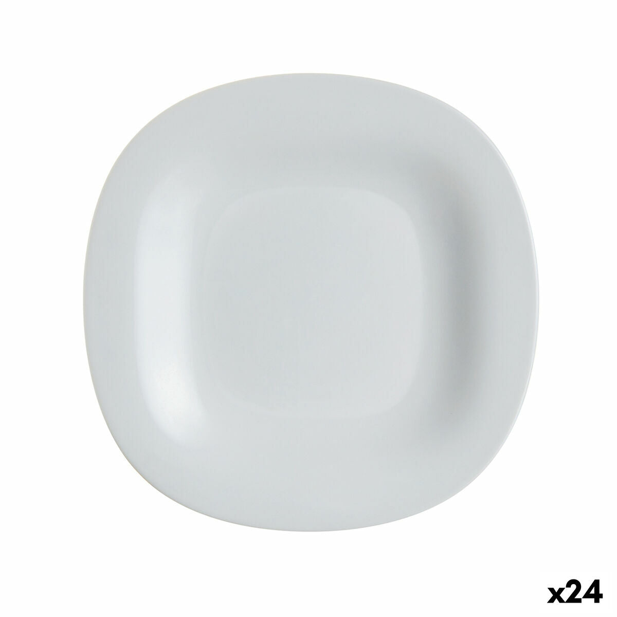 Piatto da Dolce Luminarc Carine Granit Grigio Vetro (Ø 19,5 cm) (24 Unità)