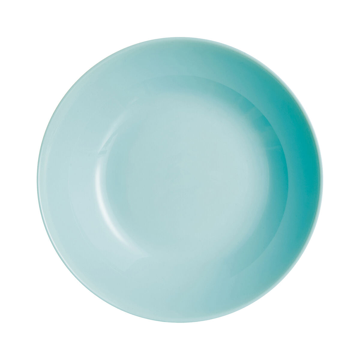 Piatto Fondo Luminarc Diwali Turchese Vetro (20 cm) (24 Unità)