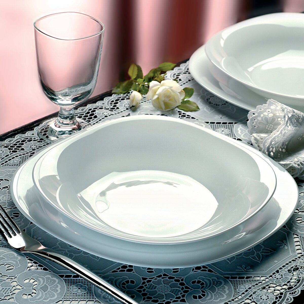 Sotto Piatto Bormioli Rocco Parma Vetro (Ø 31 cm) (12 Unità)