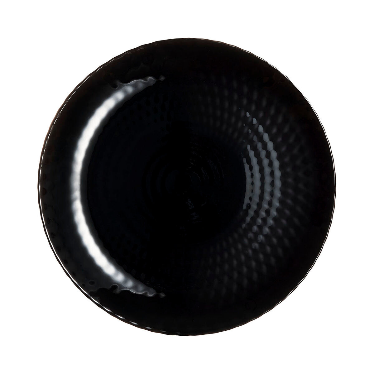 Piatto da Dolce Luminarc Pampille Nero Vetro (19 cm) (24 Unità)