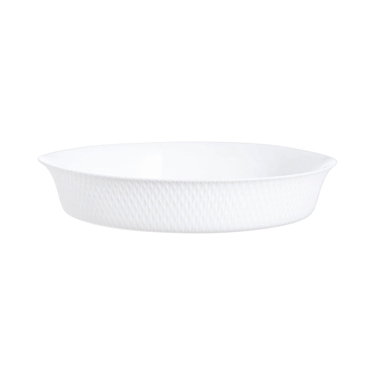 Teglia da Cucina Luminarc Smart Cuisine Rotonda Bianco Vetro Ø 28 cm (6 Unità)
