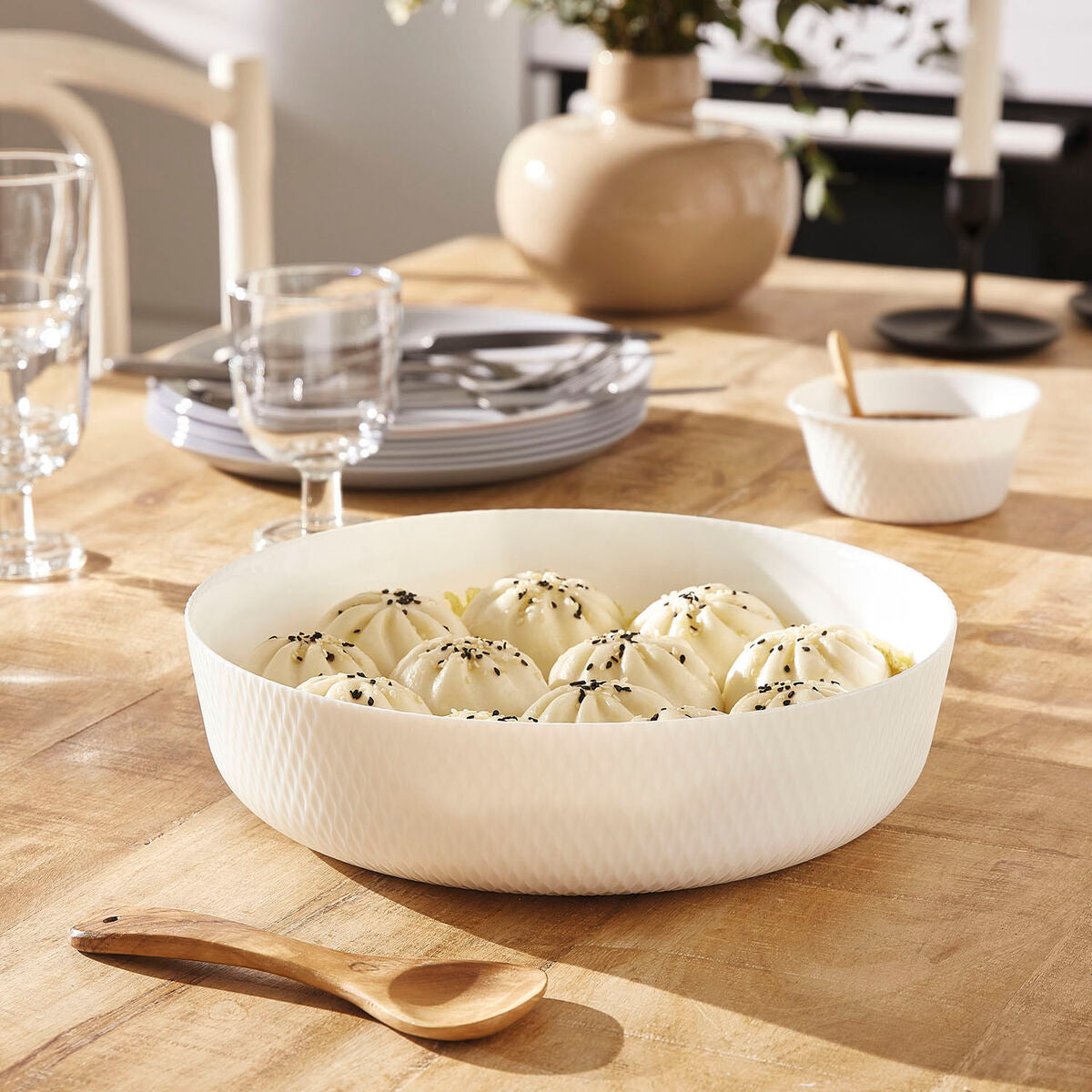 Teglia da Cucina Luminarc Smart Cuisine Bianco Vetro Ø 26 cm (5 Unità)