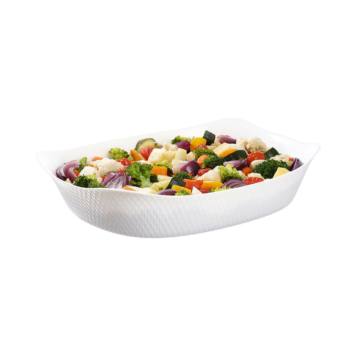 Teglia da Cucina Luminarc Smart Cuisine Bianco Vetro 34 x 25 cm (6 Unità)