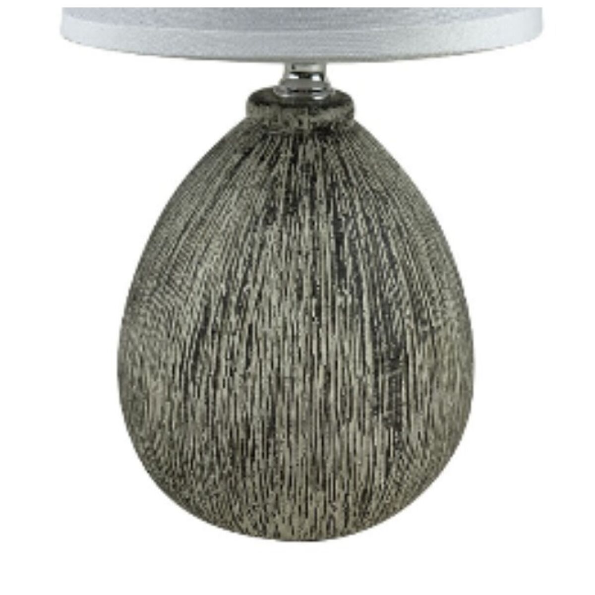 Lampada da tavolo Versa Lua 25 W Grigio Ceramica 11 x 28 x 11 cm