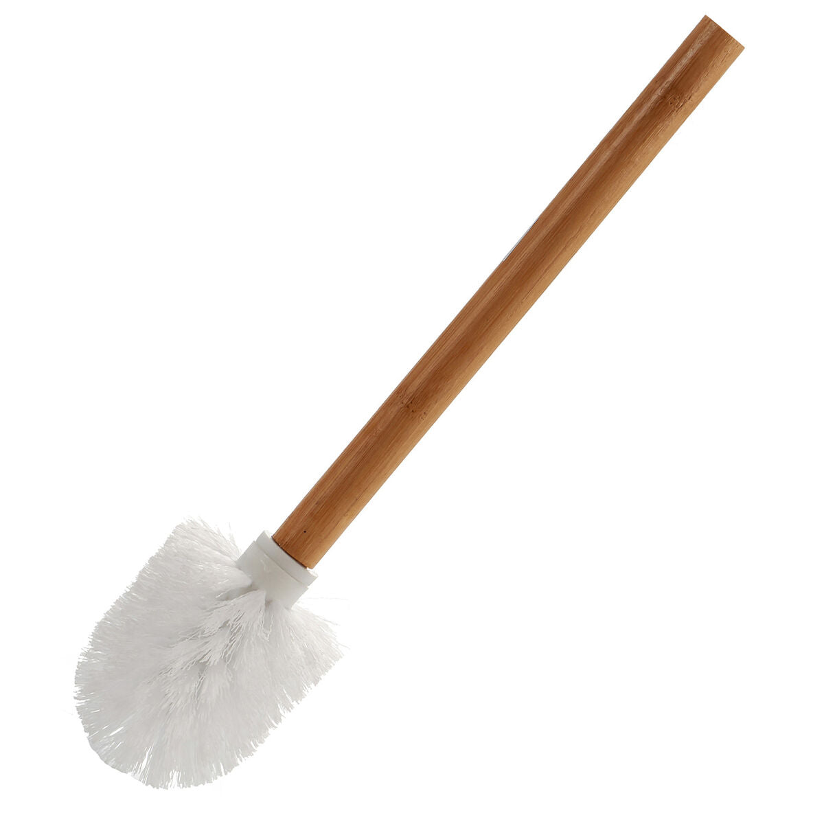 Scopino per il Bagno Marrone Bianco Bambù (8 x 35,5 x 8 cm) (24 Unità)