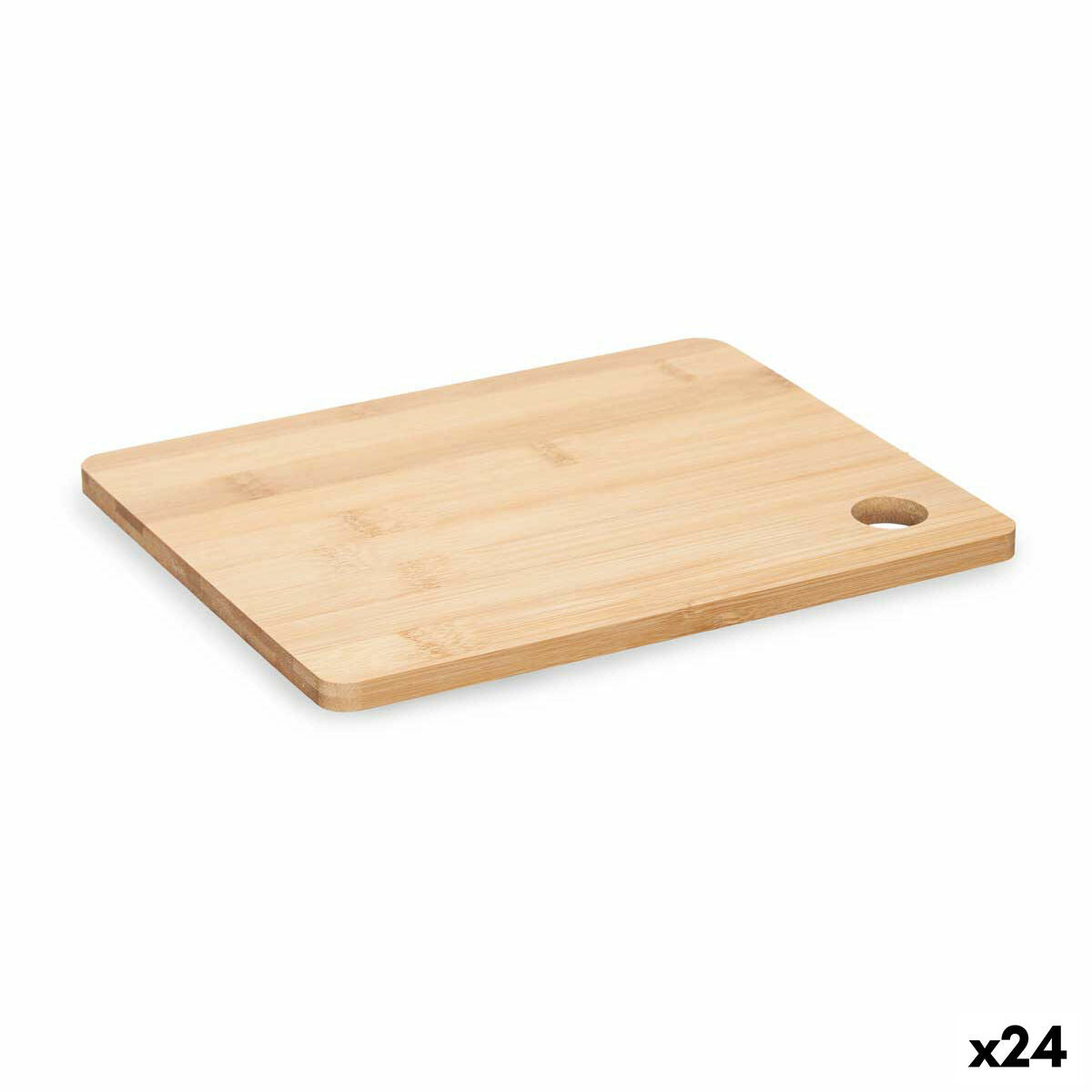 Tagliere Marrone Bambù (20 x 1 x 25 cm) (24 Unità)