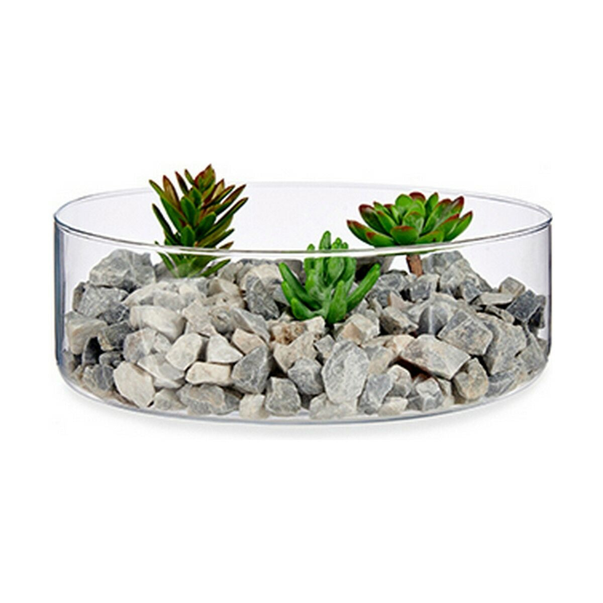 Barattolo 3 Kg Pietre Decorative Grigio chiaro (4 Unità)