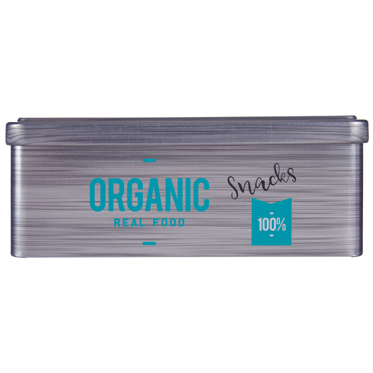 Barattolo Organic Snacks Grigio Latta (11 x 7,1 x 18 cm) (24 Unità)