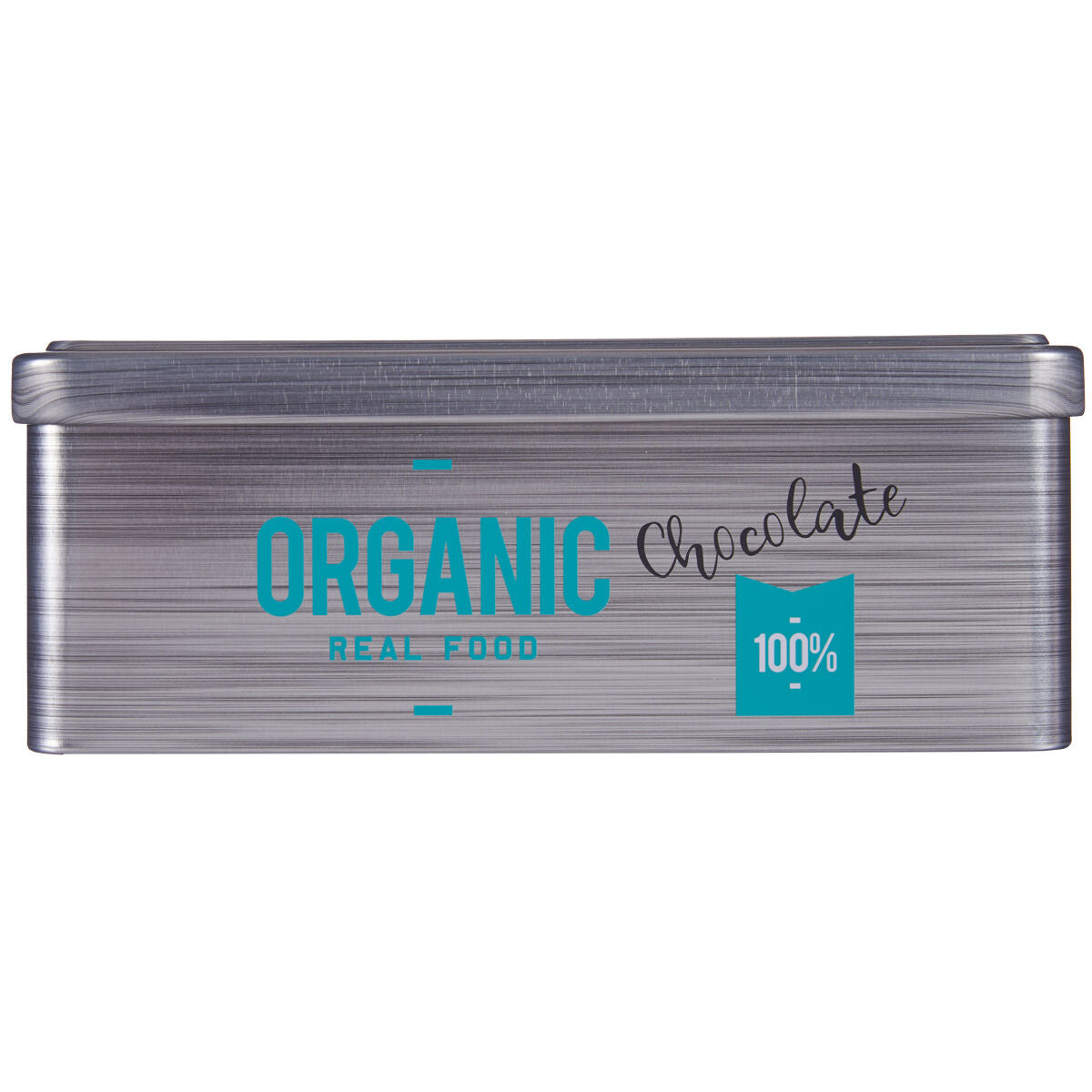 Barattolo Cioccolato Grigio Latta (11 x 7,1 x 18 cm) (24 Unità)