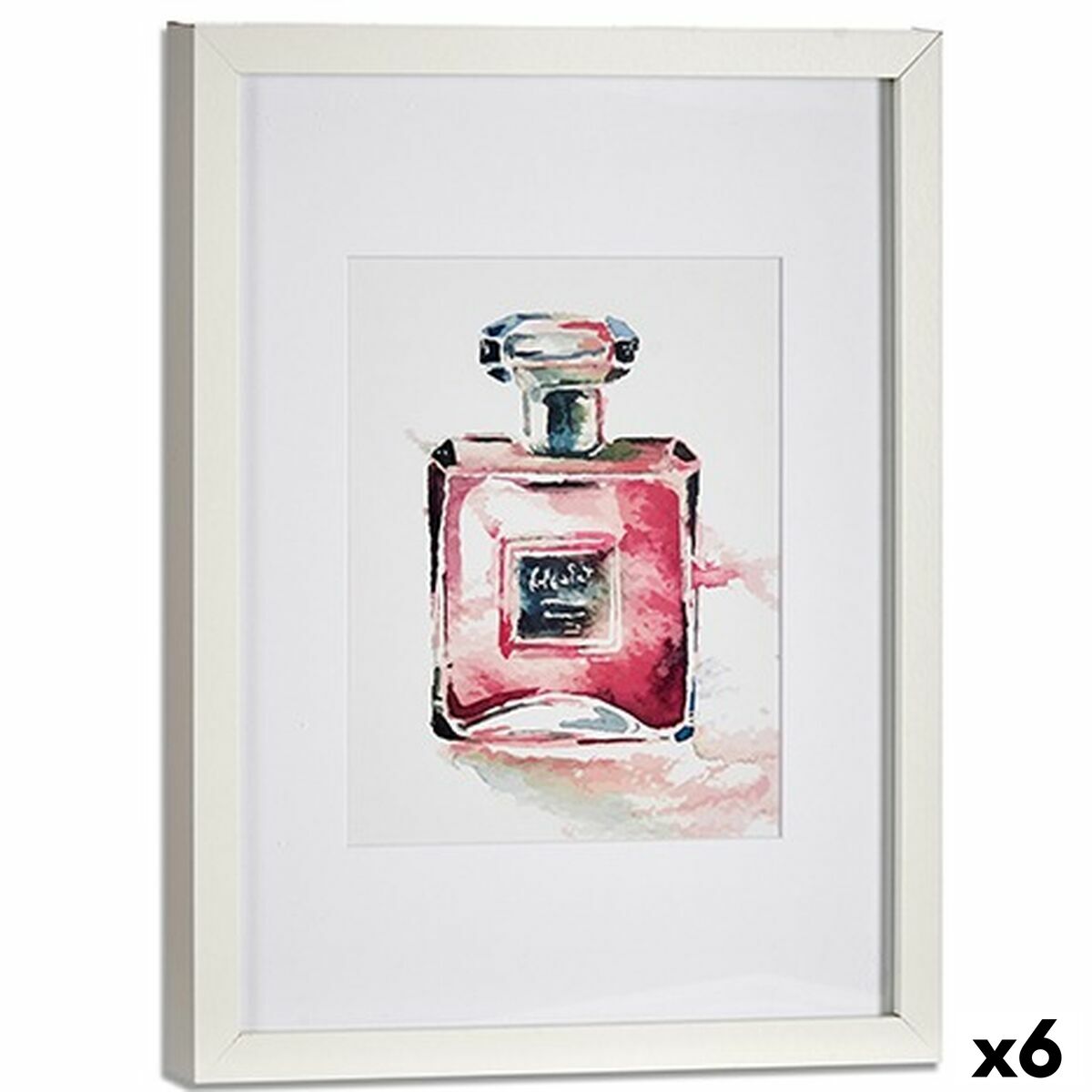 Quadro Profumo Vetro Truciolare 33 x 3 x 43 cm (6 Unità)