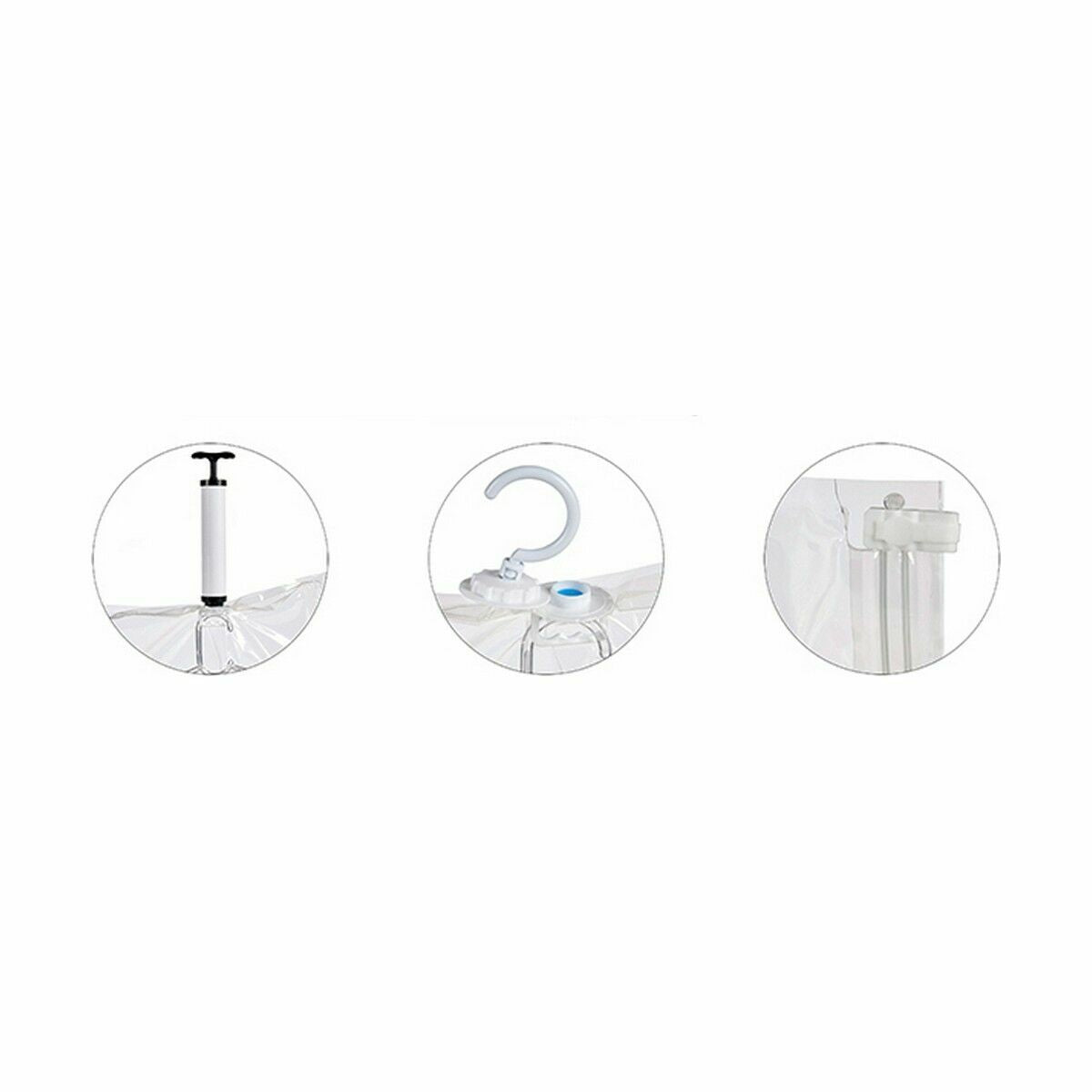 Sacchetti sottovuoto Trasparente Polietilene Plastica 60 x 90 cm (12 Unità)