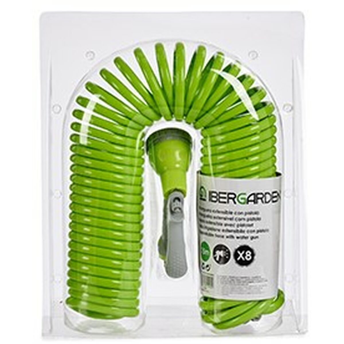 Set di Tubi flessibili con accessori 15 m Nylon ABS (6 Unità)