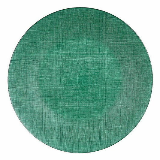 Piatto da pranzo Verde Vetro 32,5 x 2,5 x 32,5 cm (6 Unità)