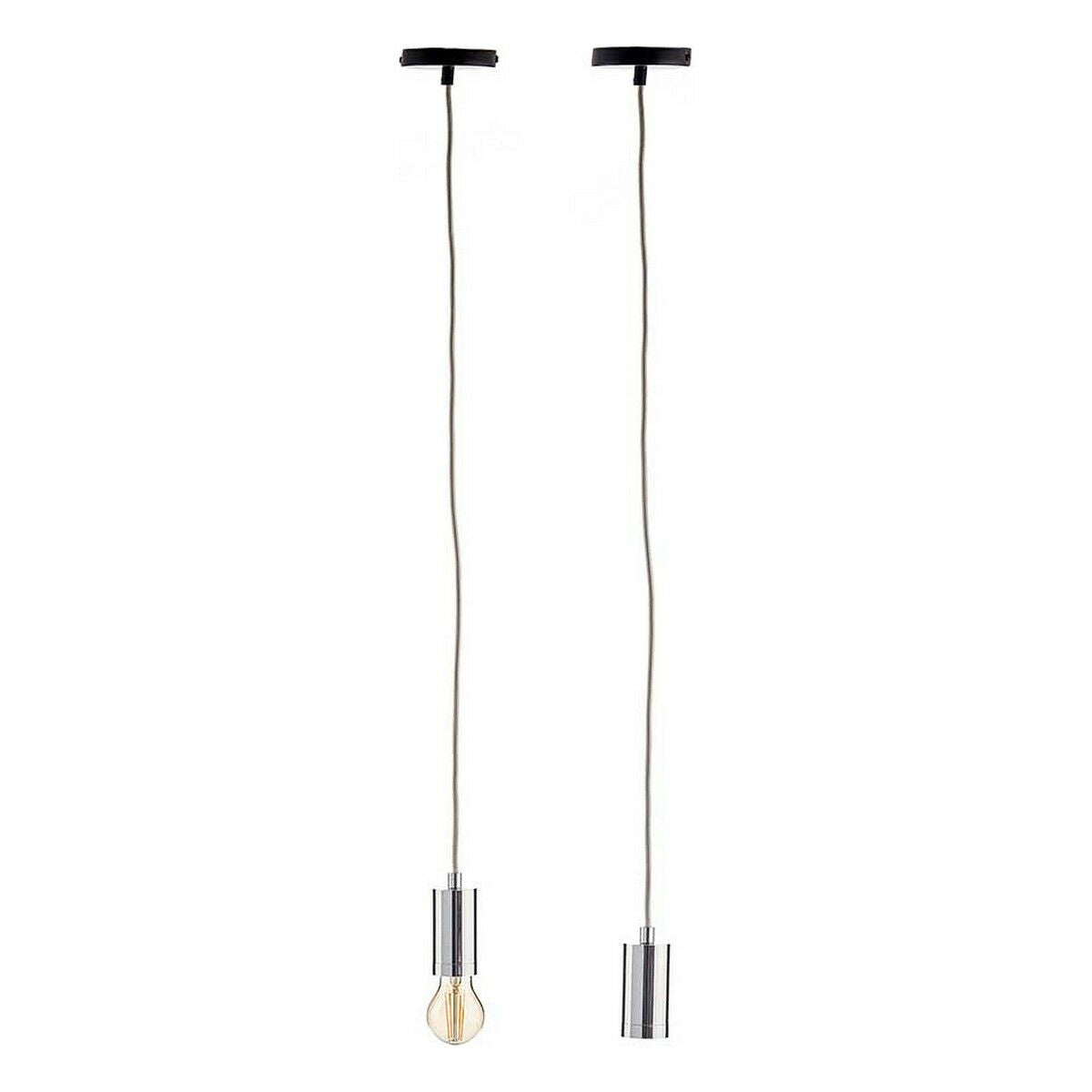 Lampadario 220-250 V 60 W Argentato Metallo (6 Unità)