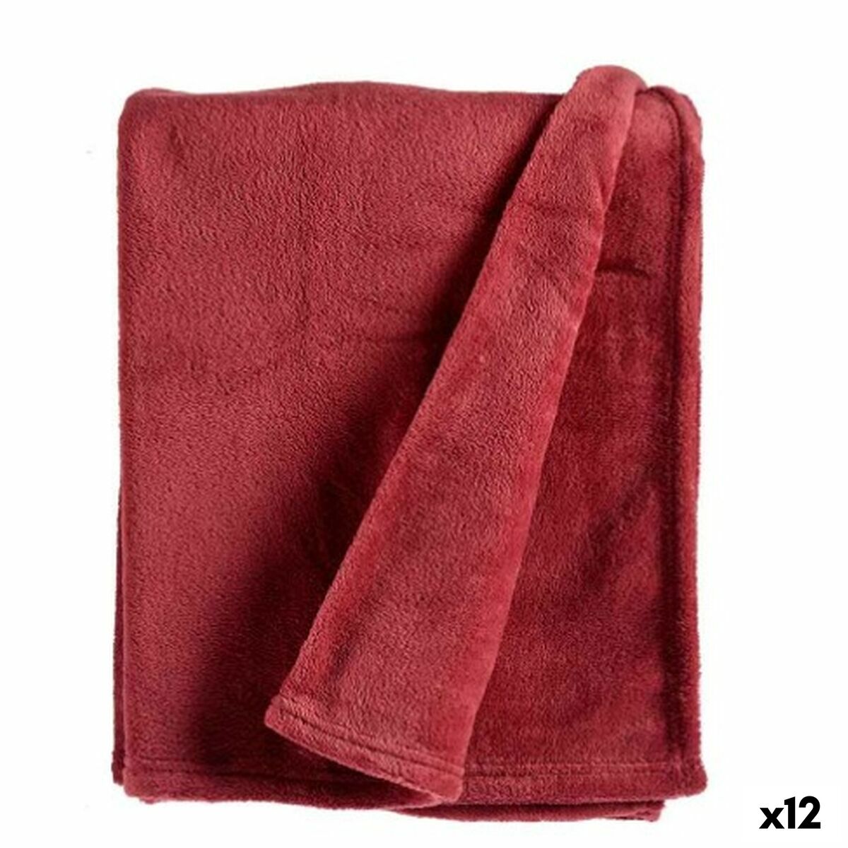 Coperta Rosa scuro 125 x 0,5 x 150 cm (12 Unità)