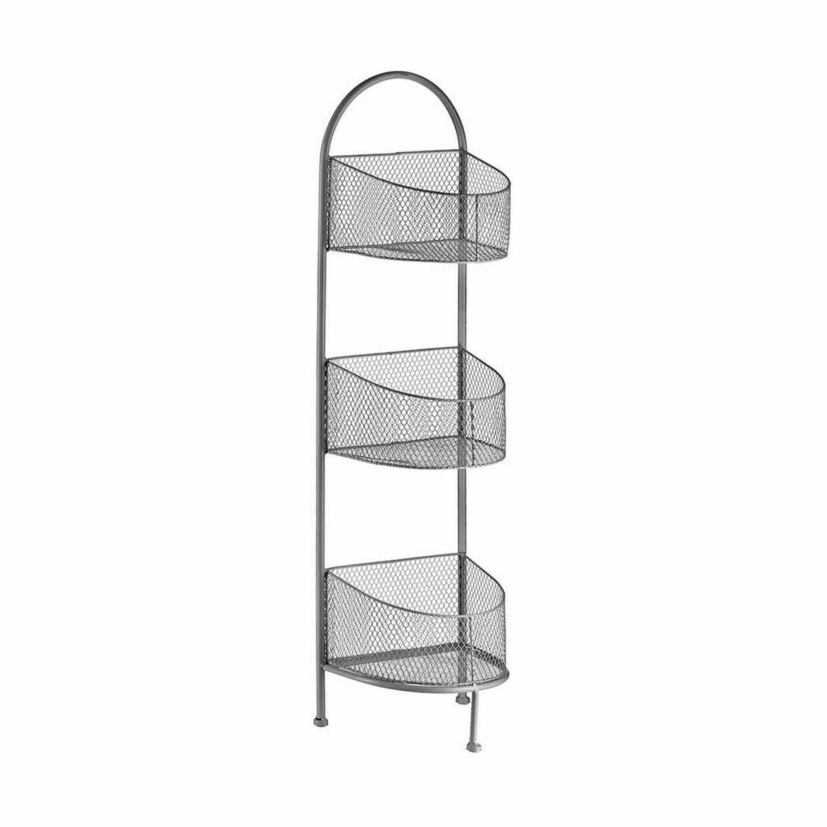 Scaffale Argentato Metallo 21,2 x 97 x 28,5 cm (4 Unità)