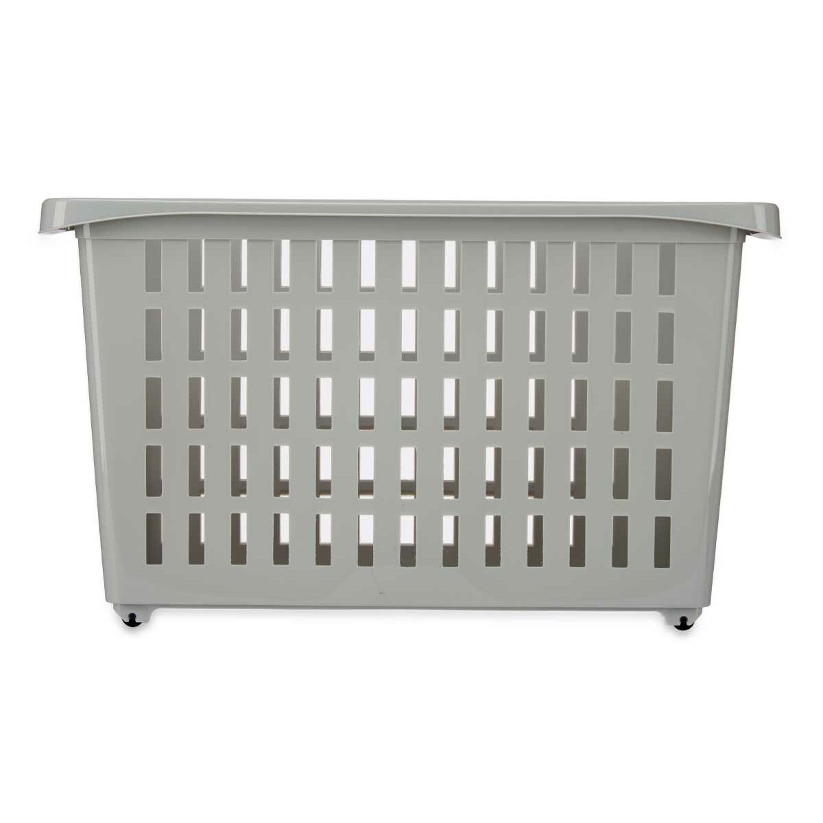 Cestino Multiuso Con ruote Grigio Plastica 17,5 x 26 x 46 cm (12 Unità)
