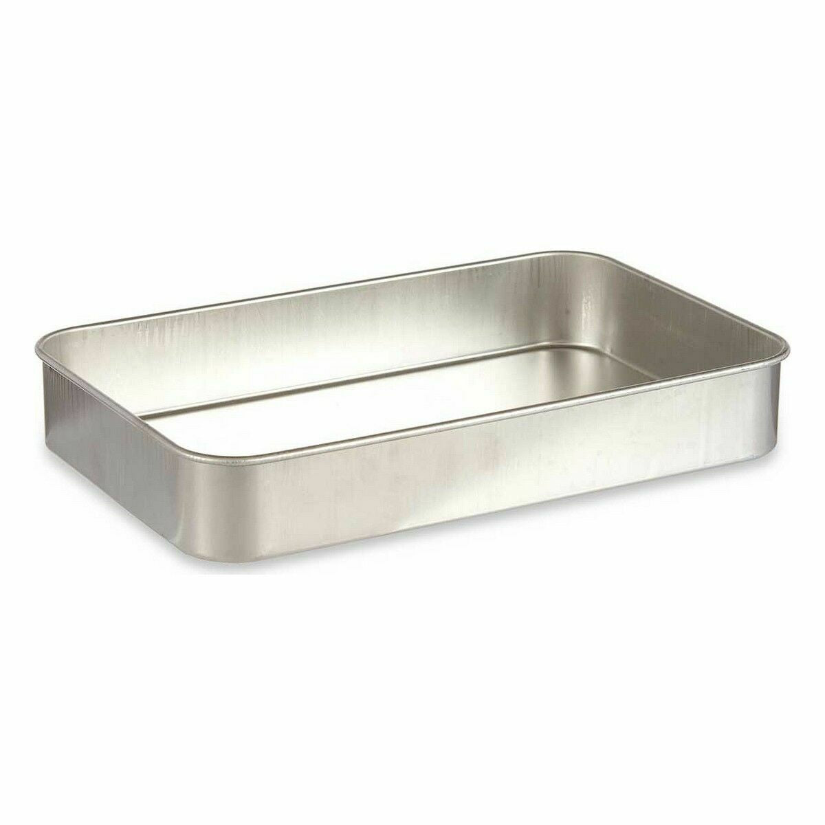 Pentola per arrosto Argentato Alluminio 41 x 6,5 x 26 cm (12 Unità)